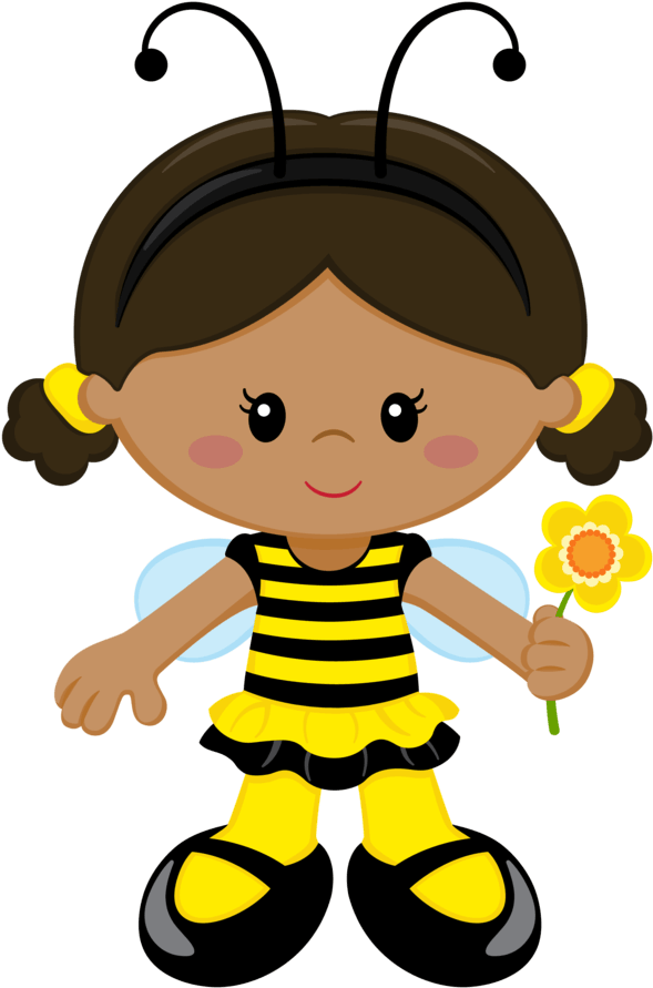 Bumble Bee Girl Girl Bee Sprite for Scratch - Free SVG Download