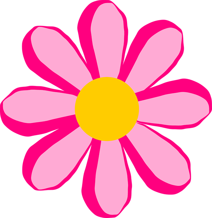 Yellow Flower Little Flower Pink Sprite for Scratch